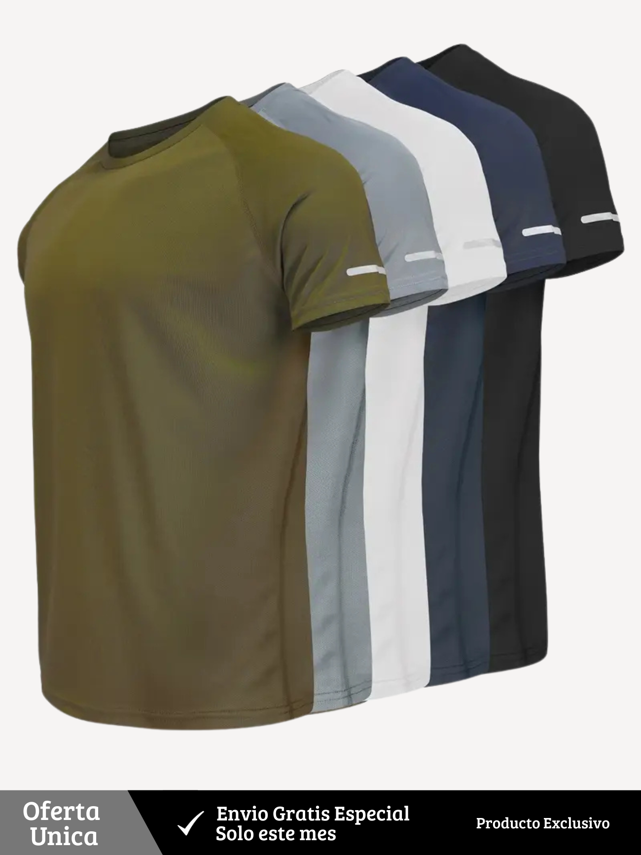 Pack x5 camisetas Caballero (MQT) 2.0